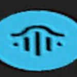 Close-up of the blue Haptics icon in DeoVR, used to enable interactive script playback with a supported device.