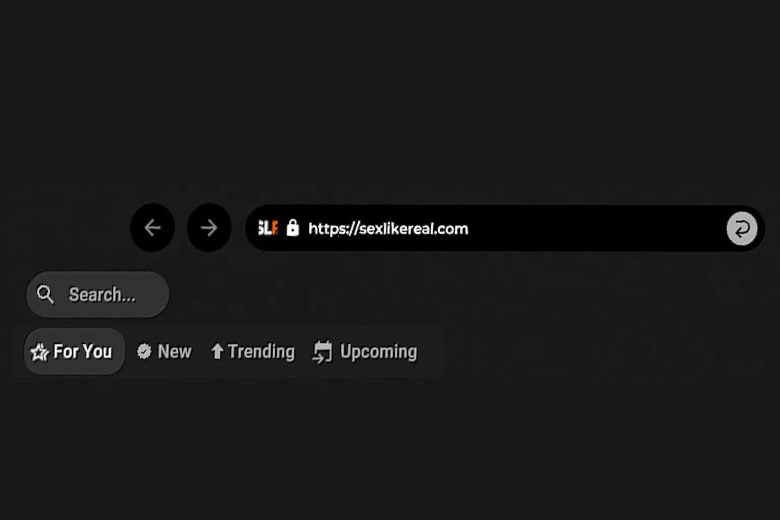 User logged into SLR, able to switch between categories such as Recommended, New Releases, and Sandbox.